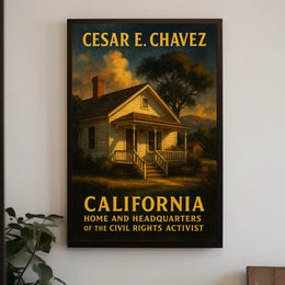 Cesar E. Chavez Civil Rights Activist Poster