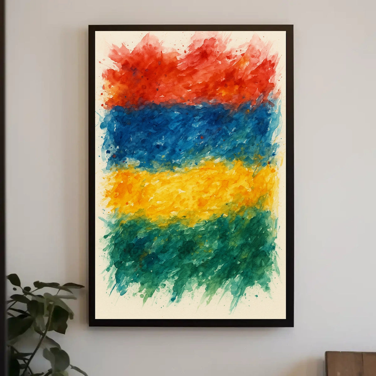 Vibrant Color Spectrum Poster