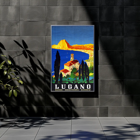 Lugano - Swiss Riviera Poster