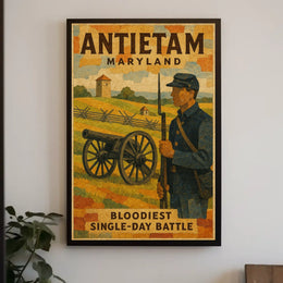 Antietam, Maryland Bloodiest Poster