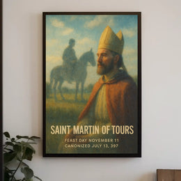 Saint Martin Of Tours Poster