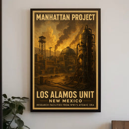 Manhattan Project Los Alamos Unit Poster