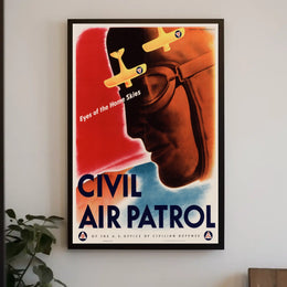 Eyes of the Home Skies WWII Poster