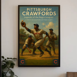 Pittsburgh Crawfords Legends Of The Poster