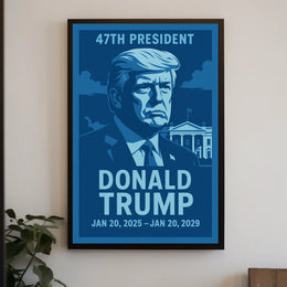 Donald Trump 47th President Poster