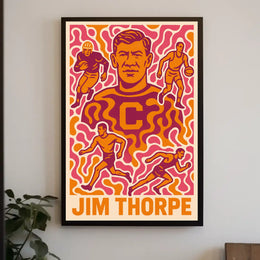 Jim Thorpe Athletic Legend Poster