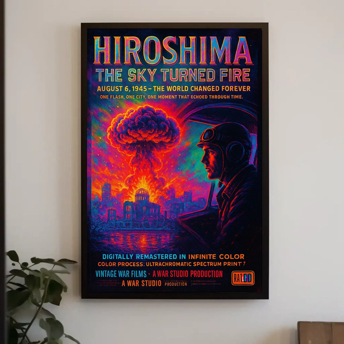 Hiroshima The Sky Turned Fire Poster