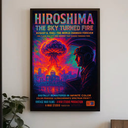 Hiroshima The Sky Turned Fire Poster
