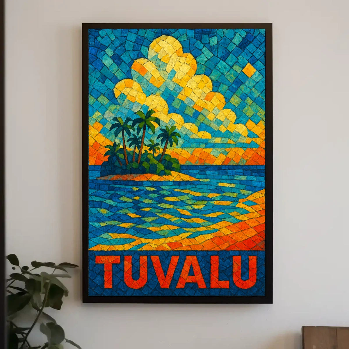 Tropical Paradise Of Tuvalu Poster
