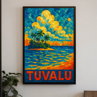 Tropical Paradise Of Tuvalu Poster