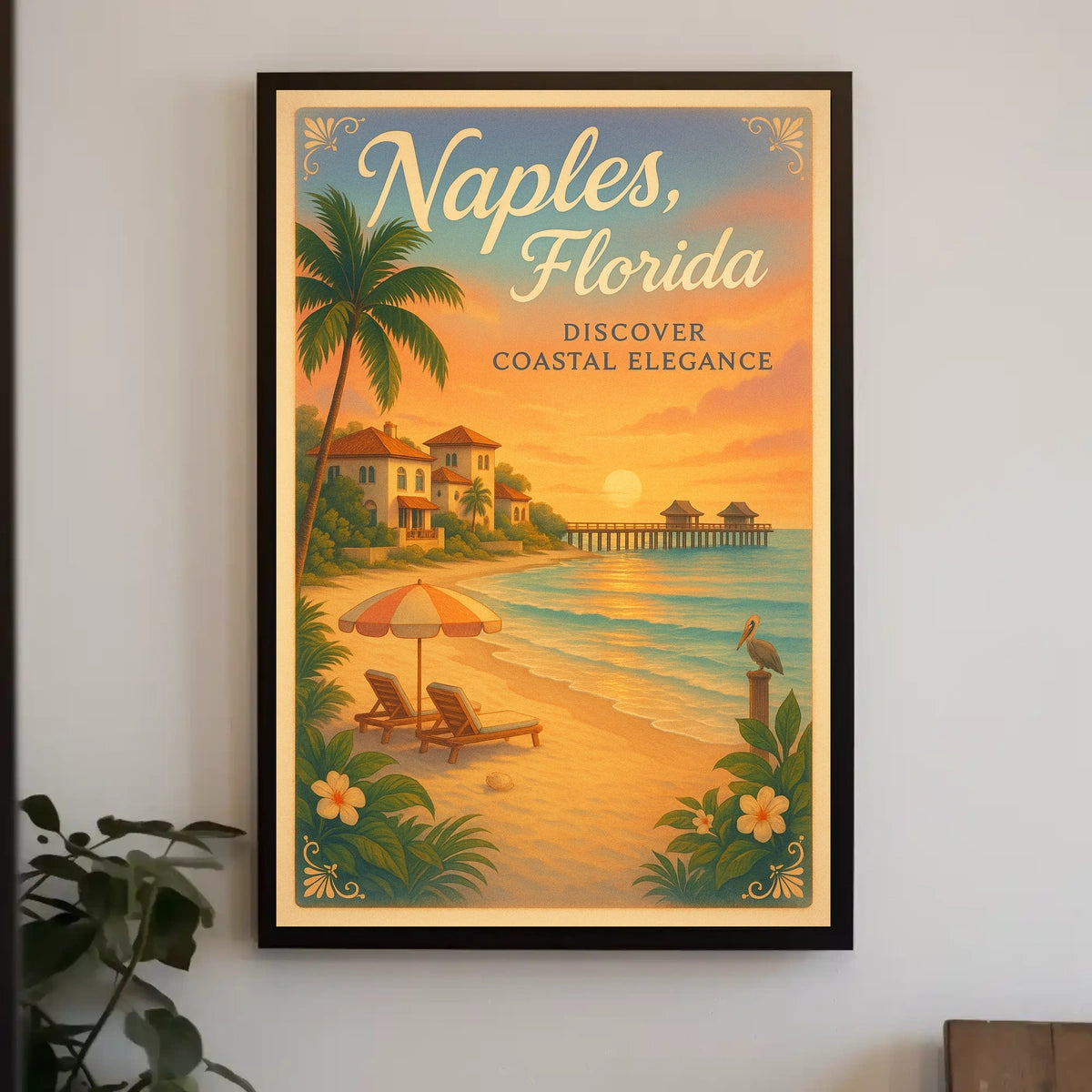Discover Coastal Elegance Poster