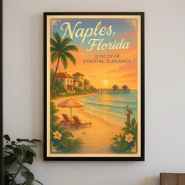 Discover Coastal Elegance Poster
