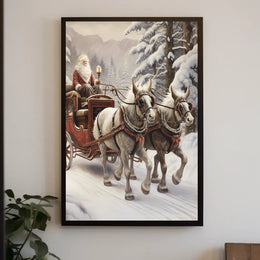 Winter Wonderland Sleigh Ride Poster