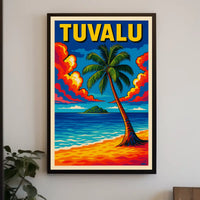 Tuvalu Tropical Paradise Poster