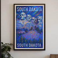 Mount Rushmore In South Dakota Poster
