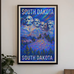 Mount Rushmore In South Dakota Poster