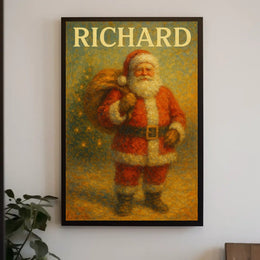 Santa Claus Christmas Cheer Holiday Cultural Poster
