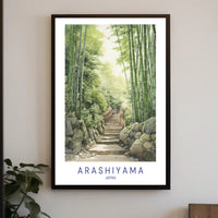 Arashiyama Bamboo Grove Poster PosterGoat