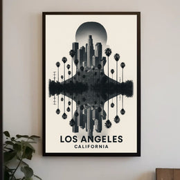 Los Angeles Reflections Poster