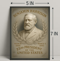 Benjamin Harrison 23rd President Poster PosterGoat