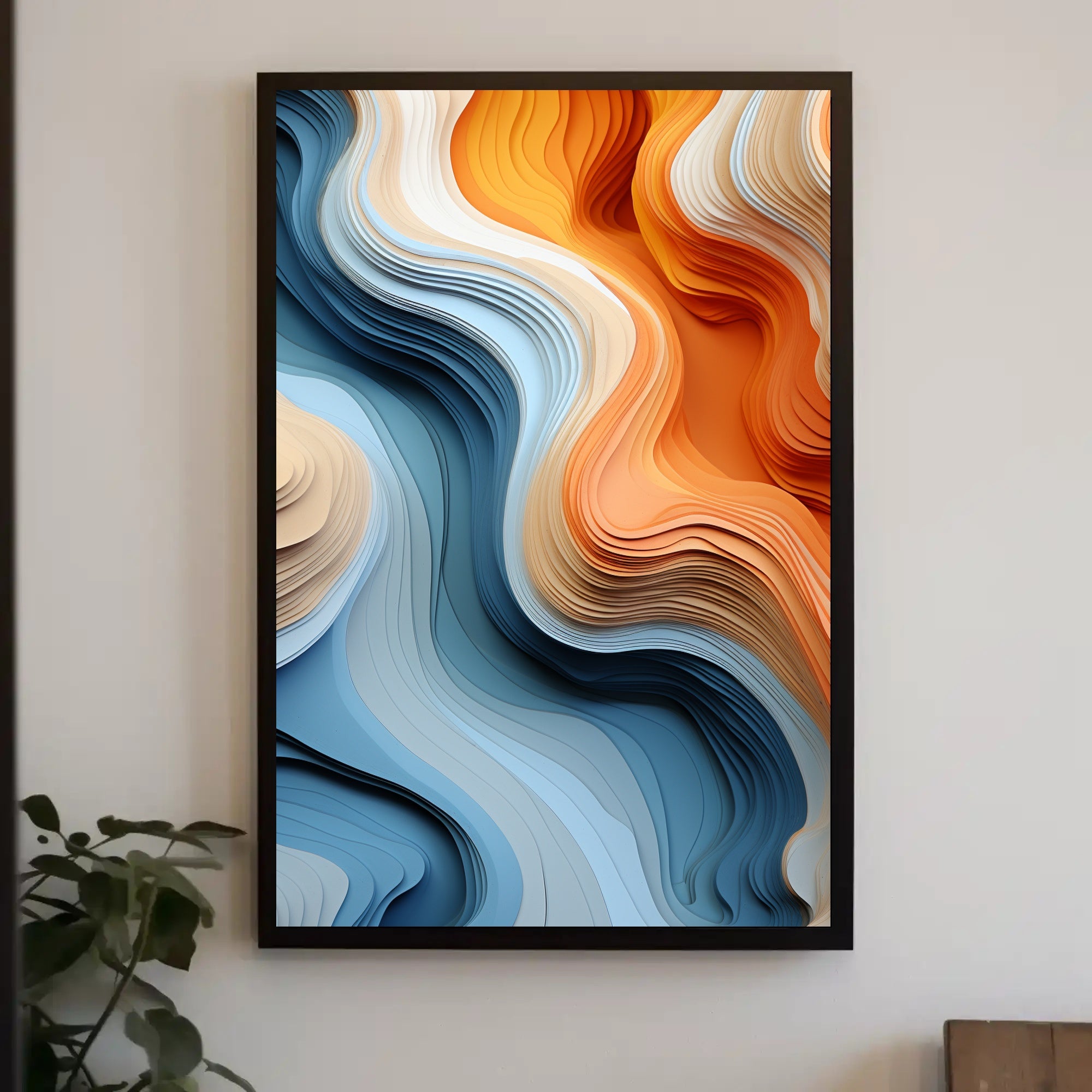 Flowing Colors Poster PosterGoat