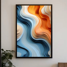 Flowing Colors Poster PosterGoat
