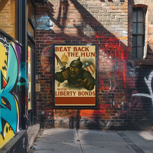 World War I Era Liberty Bonds Propaganda Poster