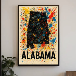 Alabama Art Poster