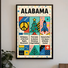 Discover Alabama Poster