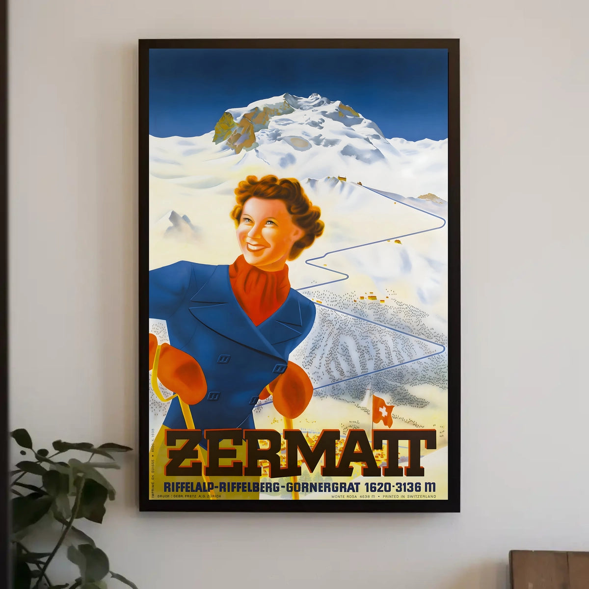 Zermatt Winter Adventure Poster