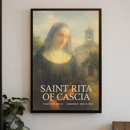Saint Rita Of Cascia Poster