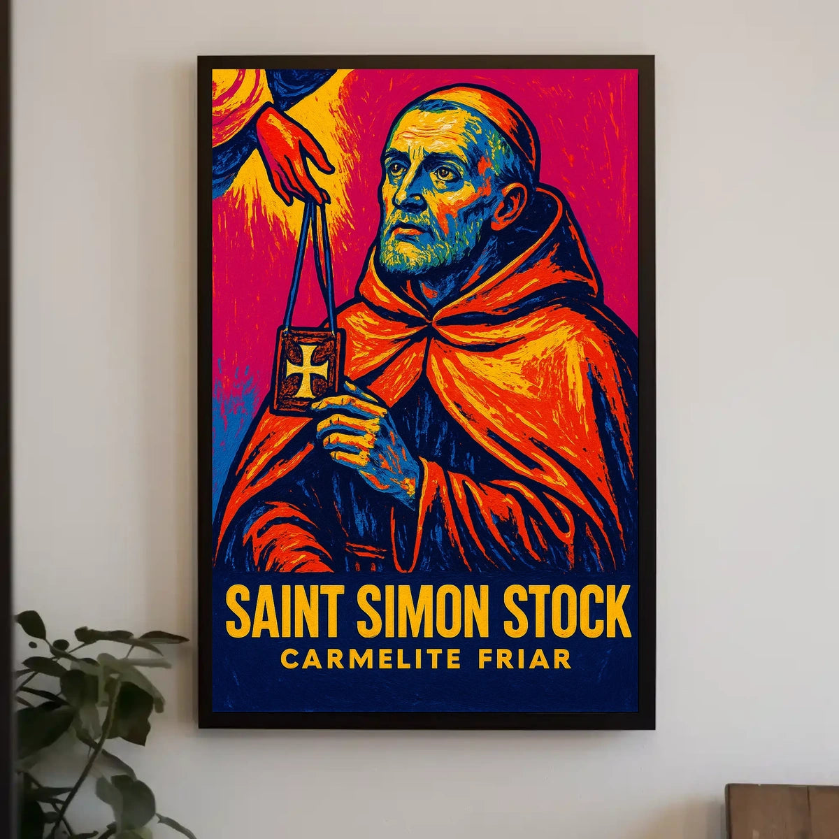 Saint Simon Stock Carmelite Friar Poster