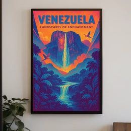 Venezuela Landscapes Of Enchantment Poster