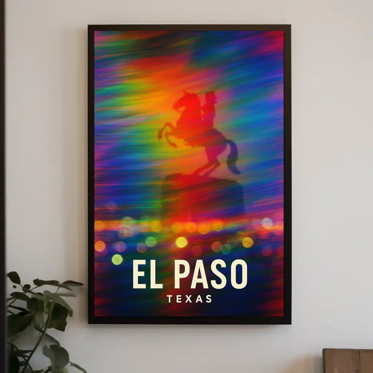 El Paso Texas Scenic Travel Photography Poster