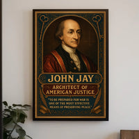 John Jay Architect Of American Justice Poster