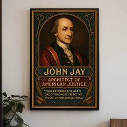 John Jay Architect Of American Justice Poster