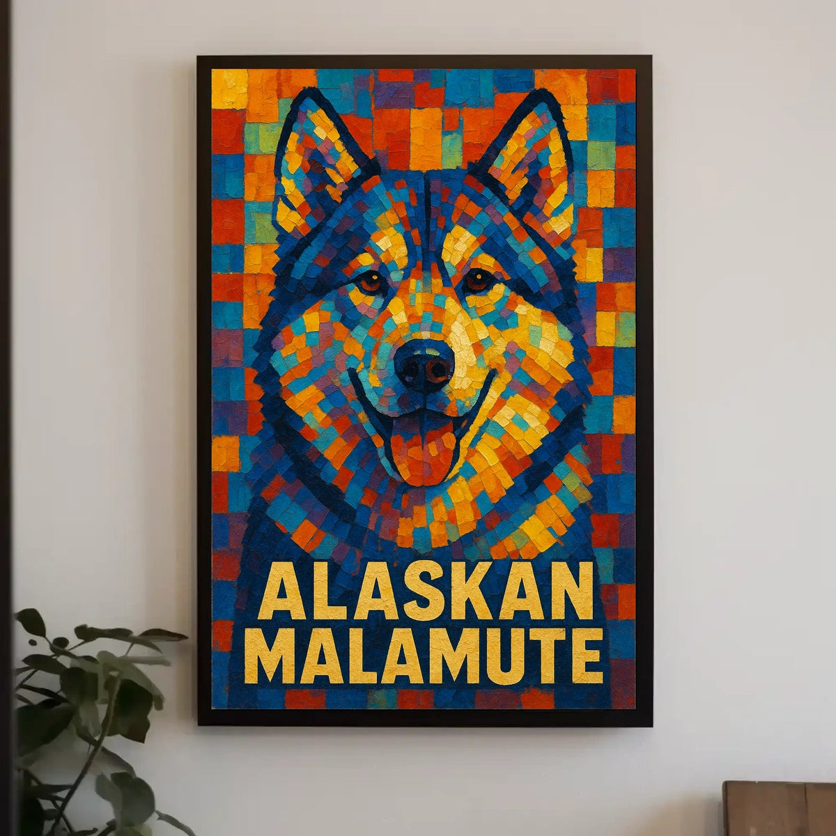 Alaskan Malamute Art Poster