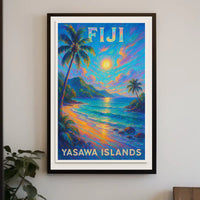 Fiji Yasawa Islands Poster