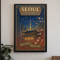 Seoul The Timeless Harmony of Future and Tradition Poster