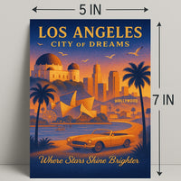 Los Angeles City of Dreams Poster Print PosterGoat