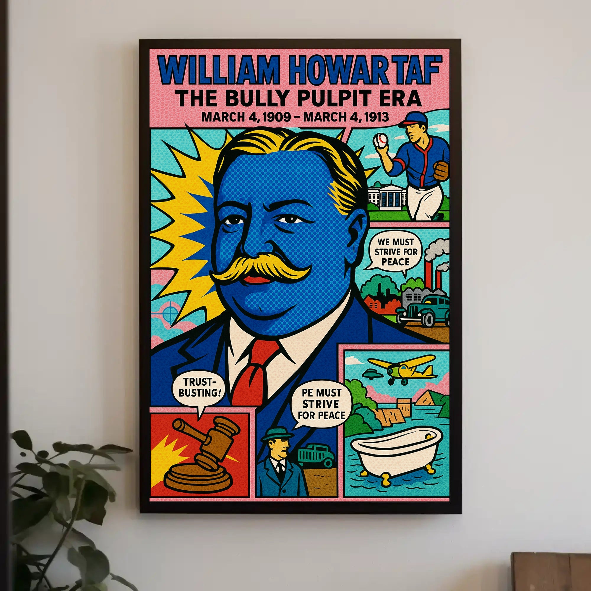 William Howard Taft The Bully Pulpit Era Poster PosterGoat
