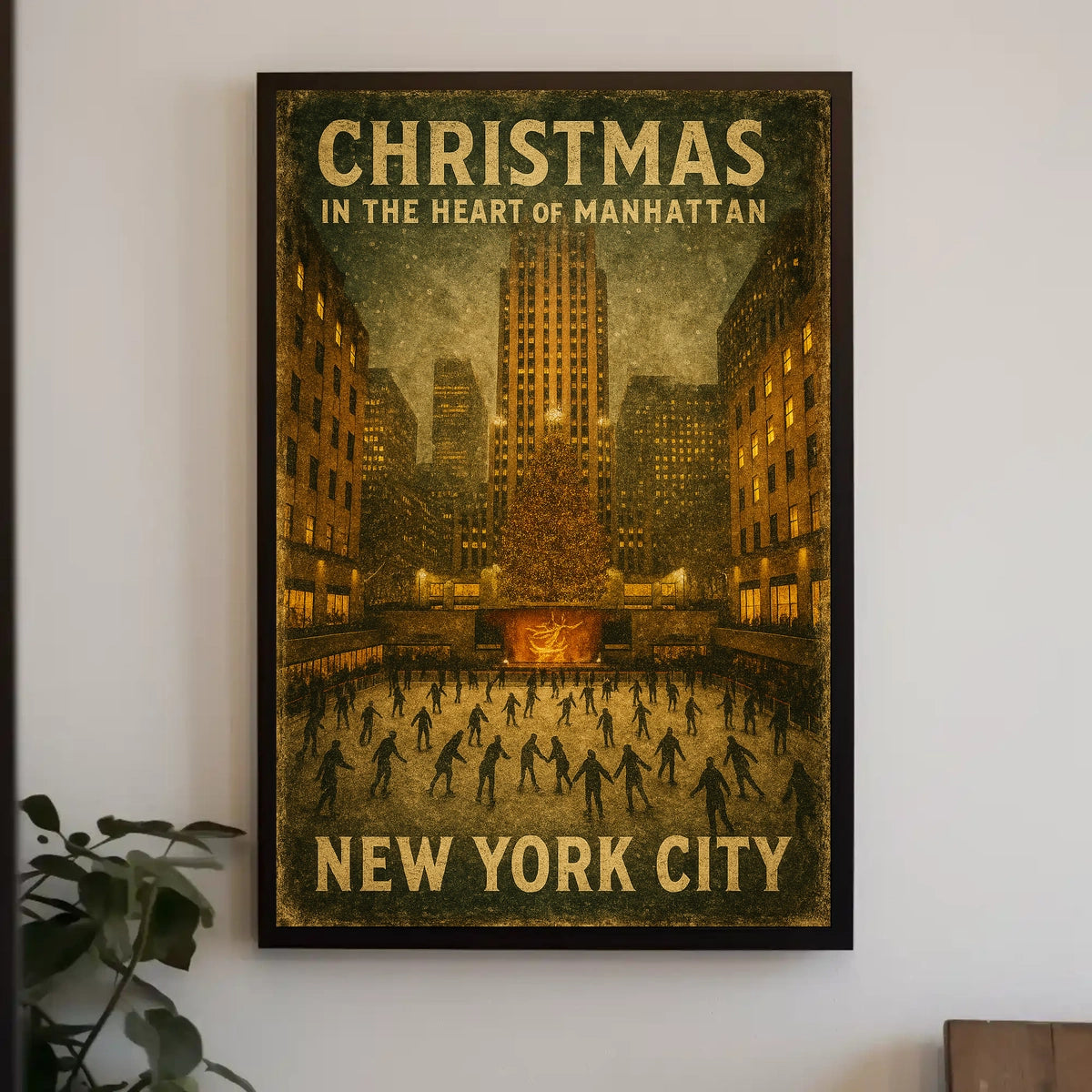 Christmas In The Heart Of Manhattan Poster