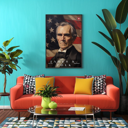 James Polk 11th President Of The United States Portrait