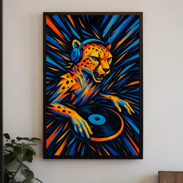 Dj Cheetah Groove Poster