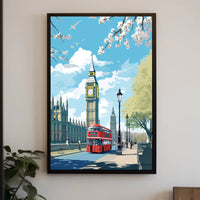 London In Springtime Poster