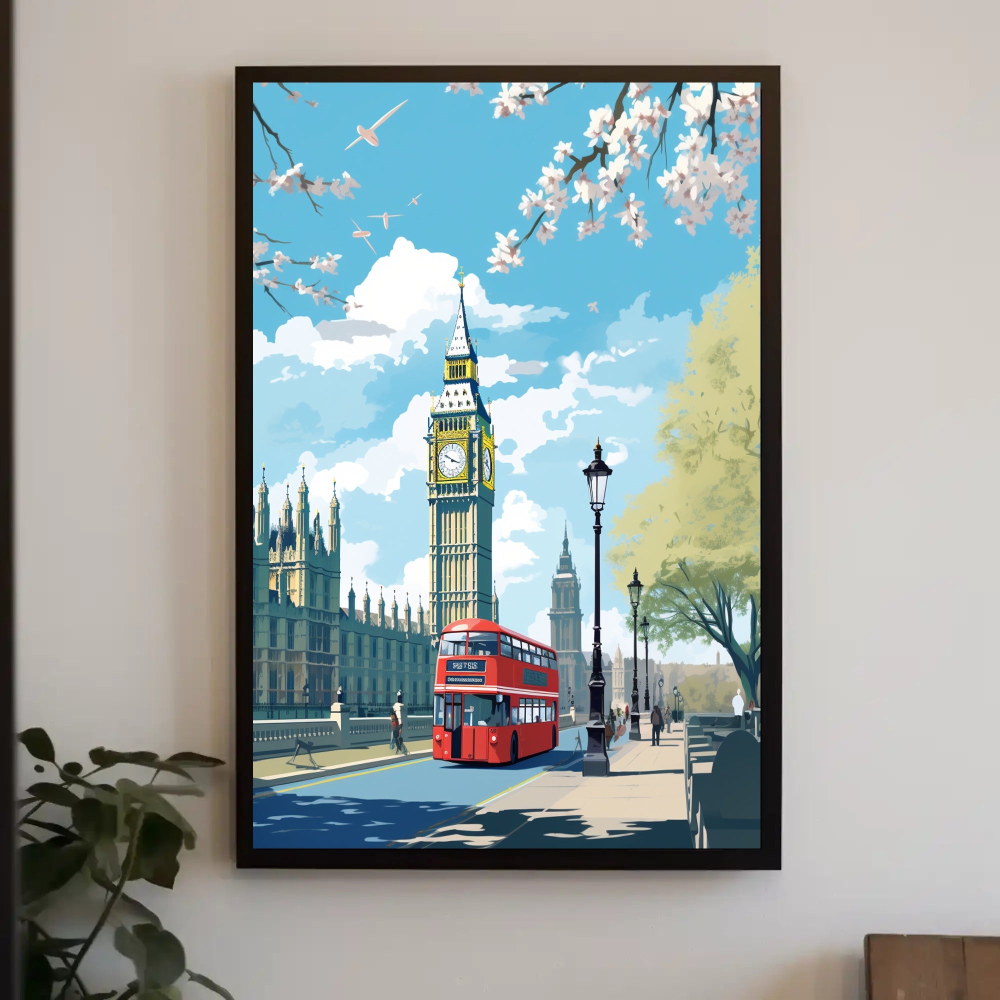 London In Springtime Poster