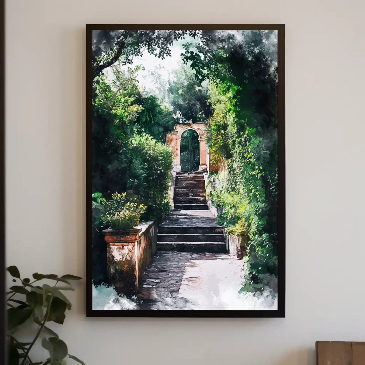 Vatican City Vatican Gardens Peaceful View Poster