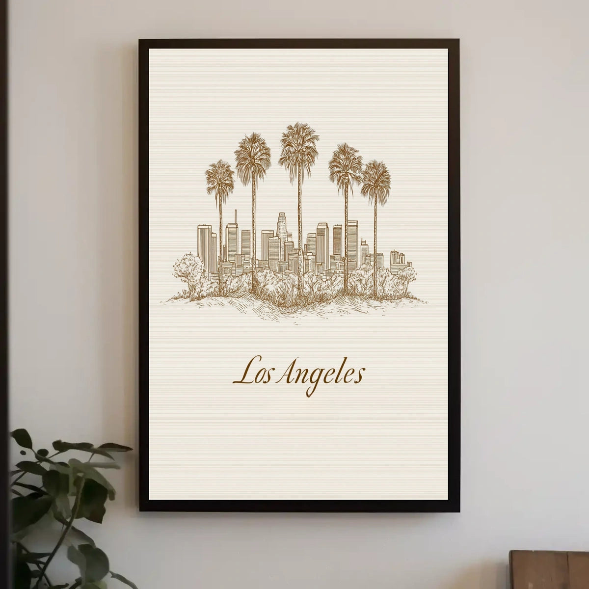 Los Angeles Skyline Poster