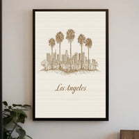 Los Angeles Skyline Poster