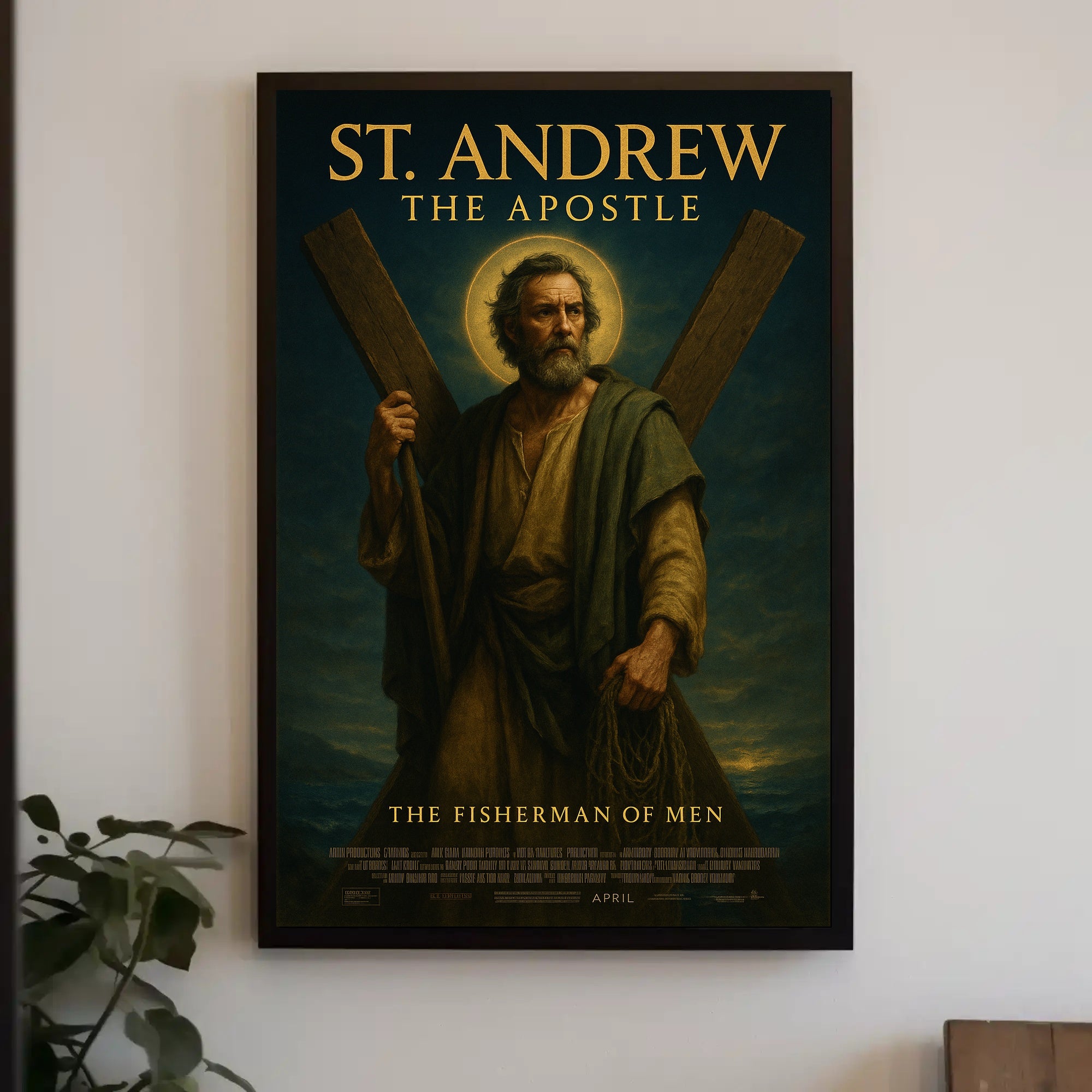 St. Andrew Religious Art Historical or Presidential Poster PosterGoat
